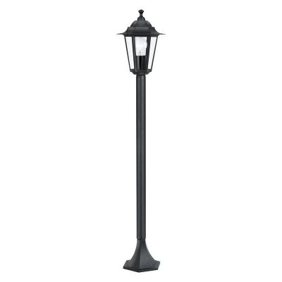 Black classic outdoor light aluminium, Alieke, IP44