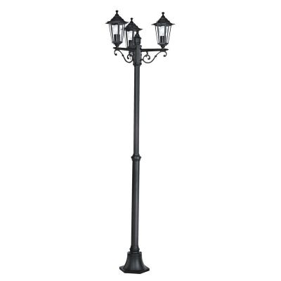 Black classic outdoor light aluminium, Alieke, IP44