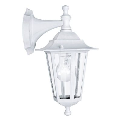 White classic outdoor light aluminium, Alieke, IP44