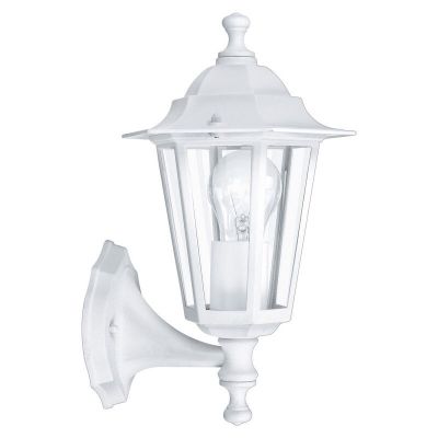 White classic outdoor light aluminium, Alieke, IP44