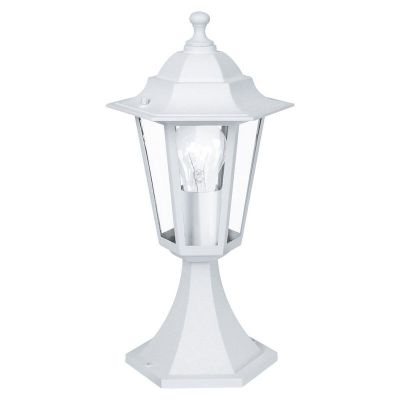 White classic outdoor light aluminium, Alieke, IP44
