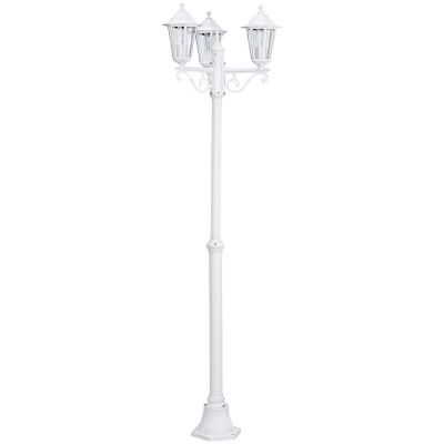 White classic outdoor light aluminium, Alieke, IP44