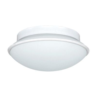 White wall light steel, Nicoletta, IP44