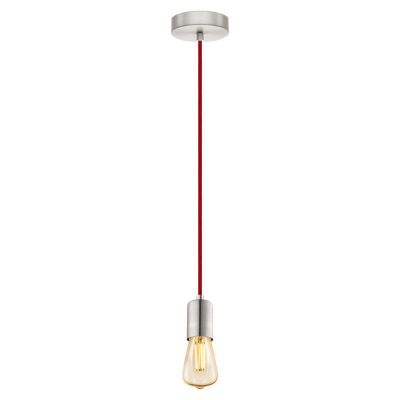Nickel vintage pendant light metal, Christel