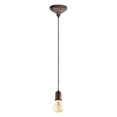 Copper vintage pendant light metal, Christel