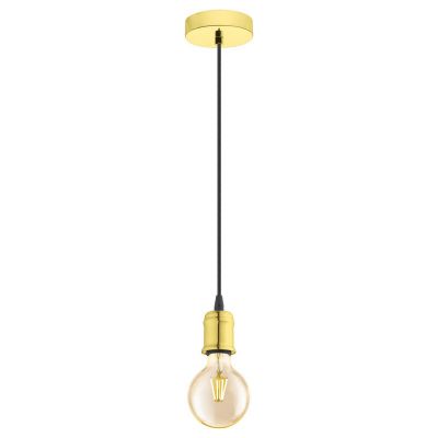 Brass vintage pendant light metal, Christel