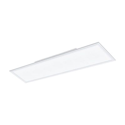 White modern flush ceiling light aluminium, Cathy, 42W, 4000K LED