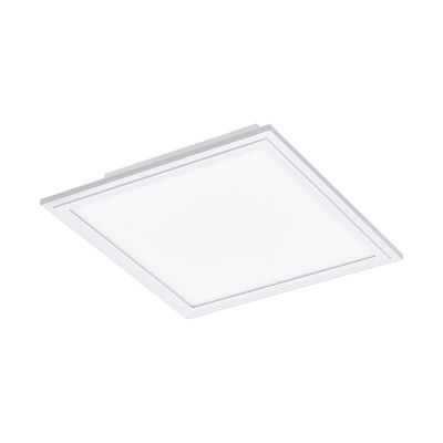 White modern flush ceiling light aluminium, Cathy, 16W, 4000K LED