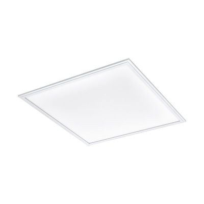 White modern flush ceiling light aluminium, Cathy, 40W, 4000K LED