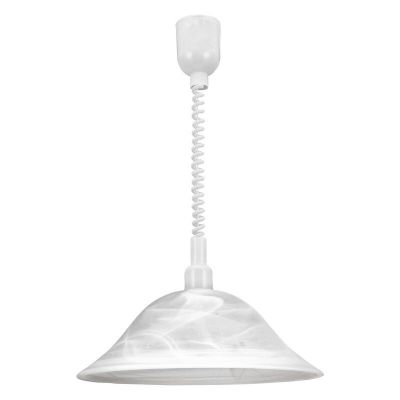 White pendant light glass, Klaas