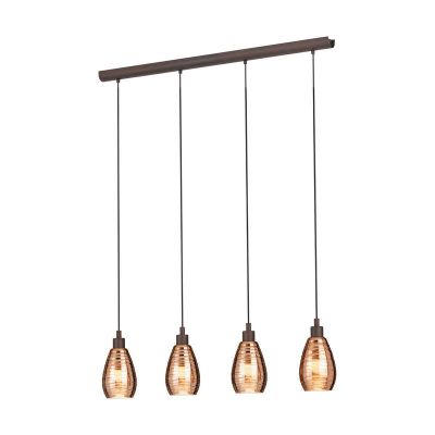 Brown design pendant light glass, Kik