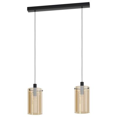 Amber modern pendant light glass, Ritesh