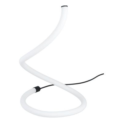 Black modern table lamp plastic, Allal, 10W, 3000K LED, with switch