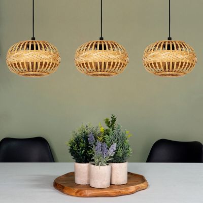 Brown rustic pendant light metal, Firenze