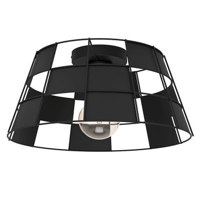 Black ceiling light aluminium, Nelly