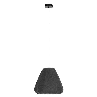Grey pendant light fabric, Benji