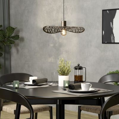 Bronze vintage pendant light steel, Suraj