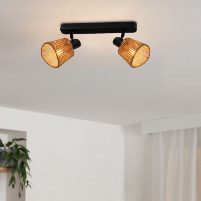 Paper ceiling spotlight brown, Karst