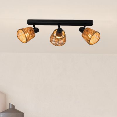 Paper ceiling spotlight brown, Karst
