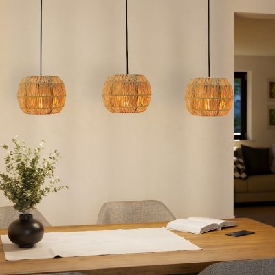 Paper pendant light brown, Serhan