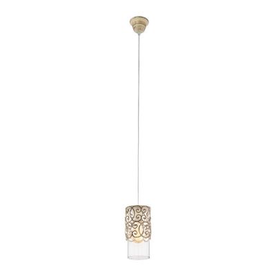 Brown vintage pendant light steel, Salvator