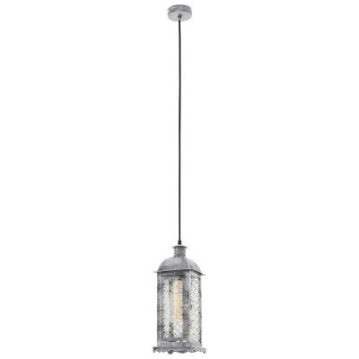 Silver retro pendant light metal, Abderrahman