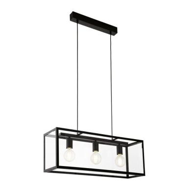 Black industrial pendant light steel, Yagmur