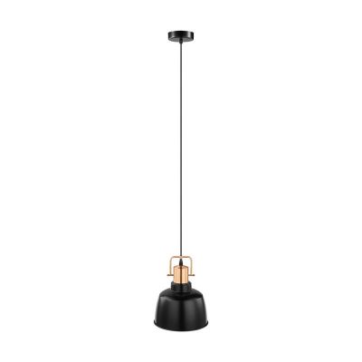 Black retro pendant light metal, Aditya