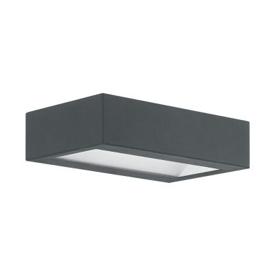 Anthracite modern outdoor light steel, Simen, 4W, 3000K LED, IP44