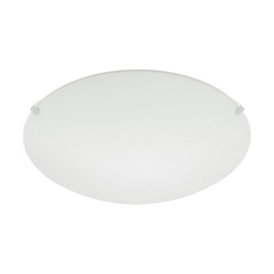 White flush ceiling light glass, Bada