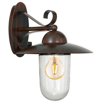 Brown classic outdoor light glass, Dalisha, IP44