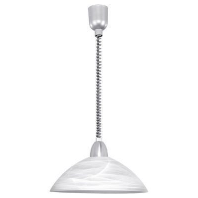 White classic pendant light glass, Brandon