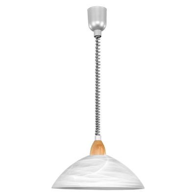 White classic pendant light glass, Brandon