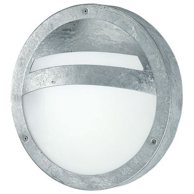 Silver outdoor light glass, Elya, IP44