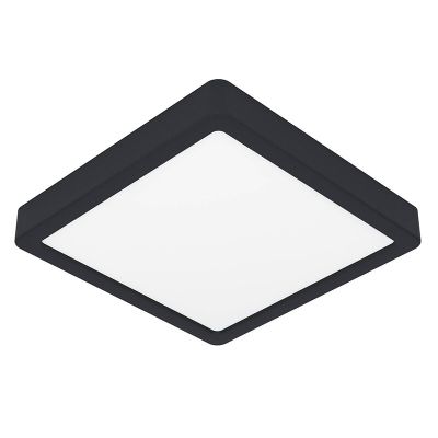White flush ceiling light plastic, Geraldo, 17W, 3000K LED