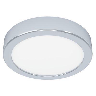 Chrome bathroom ceiling light plastic, Geraldo, 11W, 3000K LED, IP44