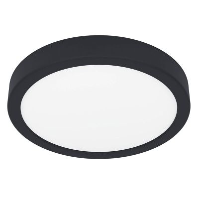 White bathroom ceiling light plastic, Geraldo, 17W, 3000K LED, IP44