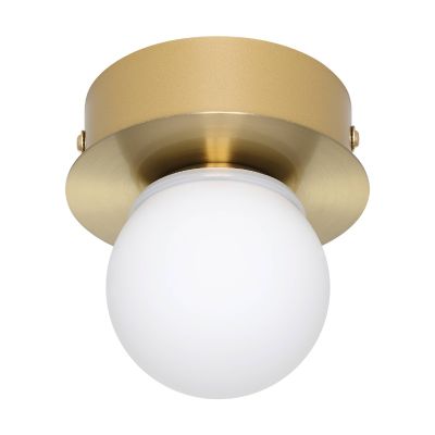 Golden modern ceiling light steel, Escha, 3,3W, 3000K LED