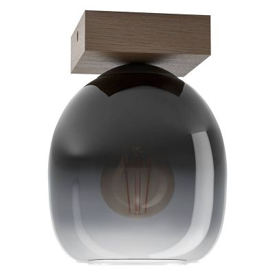 Brown modern ceiling light wood, Frida