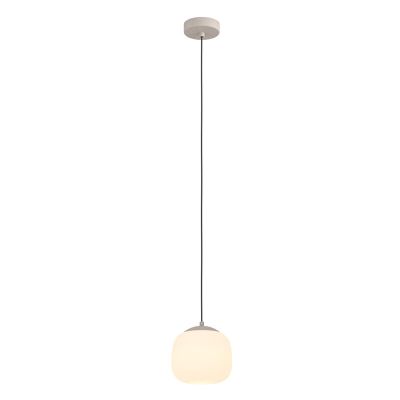 Taupe pendant light glass, Claudia