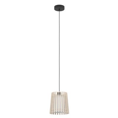 Rustic dining table hanging lamp wood, Farah