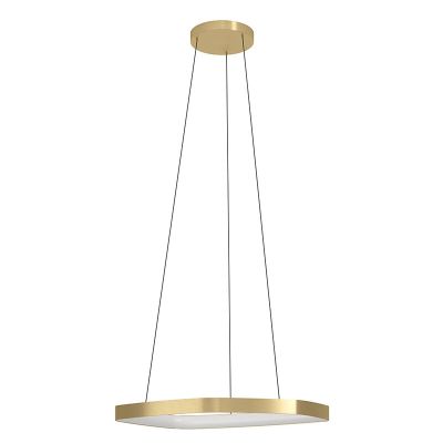 Golden design pendant light aluminium, Samson, 25,2W, 3000K LED
