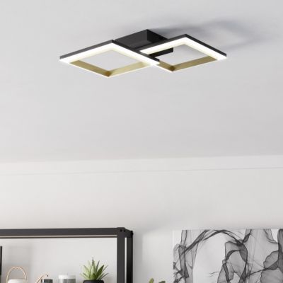 Brass design ceiling light plastic, Conrad, 18,4W, 4000K LED, 3-step dimmable