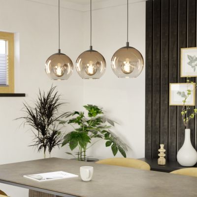 Copper modern pendant light glass, Achek