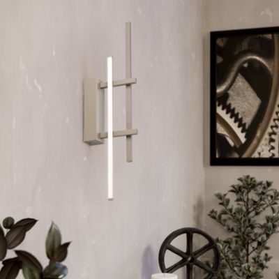 Brown design wall light aluminium, Thera, 12W, 3000K LED