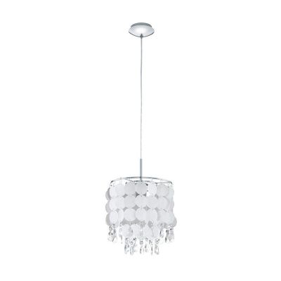 Chrome design pendant light crystal, Ayden