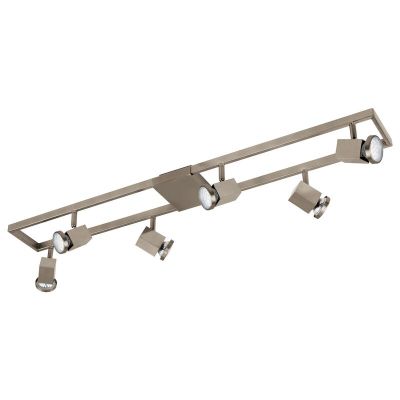 Nickel modern ceiling spotlight plastic, Zinzi