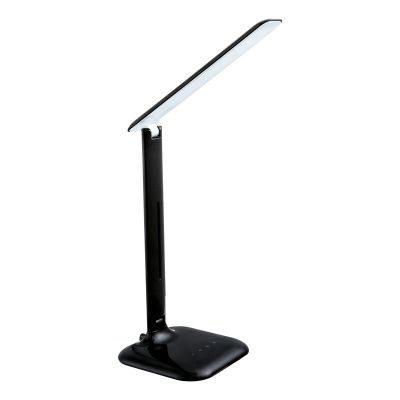 Black design desk lamp plastic, Ayman, 3W, warm to cold white adjustable LED, with touch dimmer