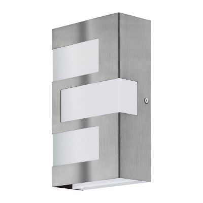 Silver modern outdoor light plastic, Maegan, 3W, 3000K LED, IP44