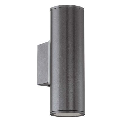 Anthracite modern outdoor light metal, Marlies, IP44